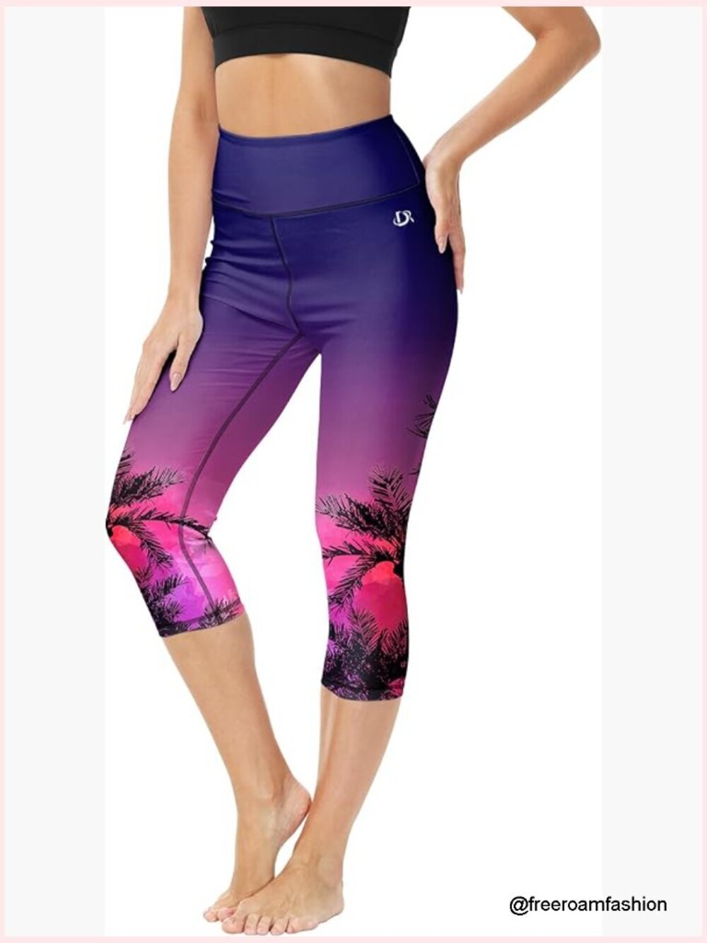 High Waisted Swim Capris UPF 50+ Sun Protection Women's Swim Pants